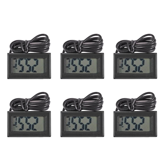 6X LCD Refrigerator Freezer Refrigerator Digital Thermometer Temperature -50 - 110 Celsius