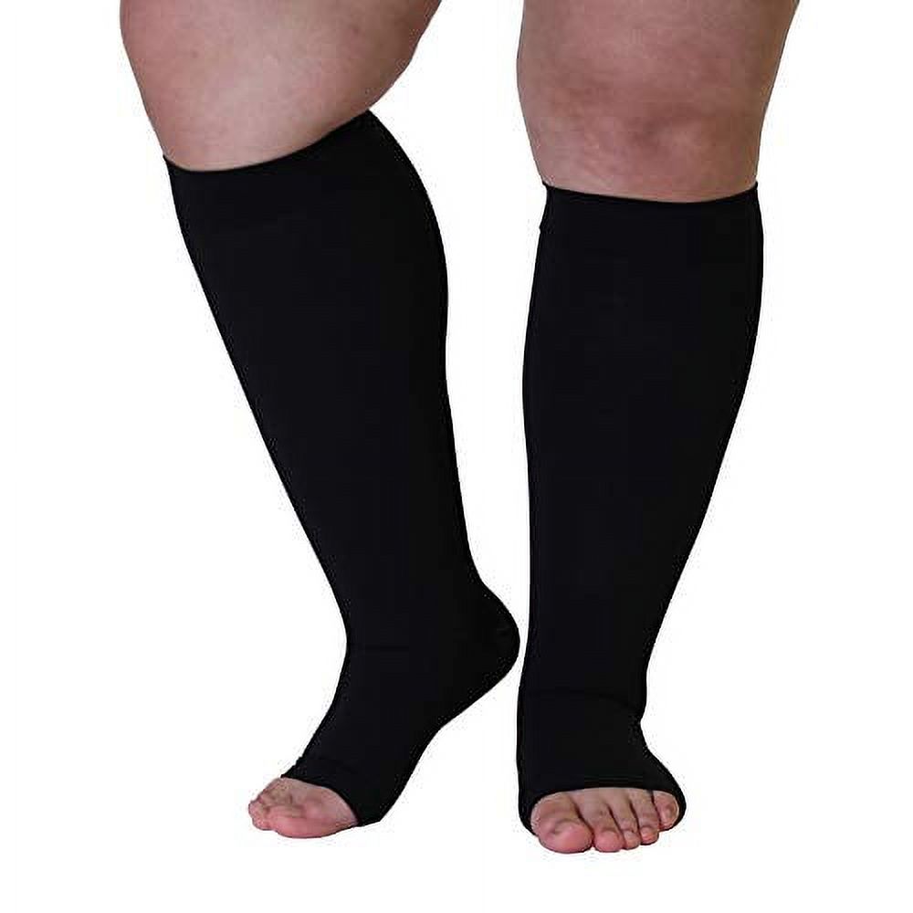 6X-Large Mojo Compression Socks, Bariatric Extra Wide Calf - Plus Sized ...