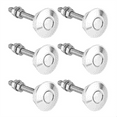 6X Long Push Button Quick Release Hood Pins Lock Clip Latch