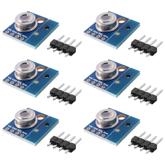 6X MLX90614ESF New MLX90614 Contactless Temperature Sensor Module,6 x Module,Photo Color