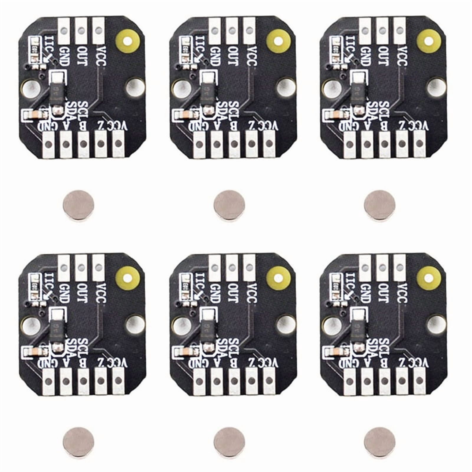6X MT6701 Magnetic Encoder Module PWM/ Brushless Motor Encoder ABZ Mode ...