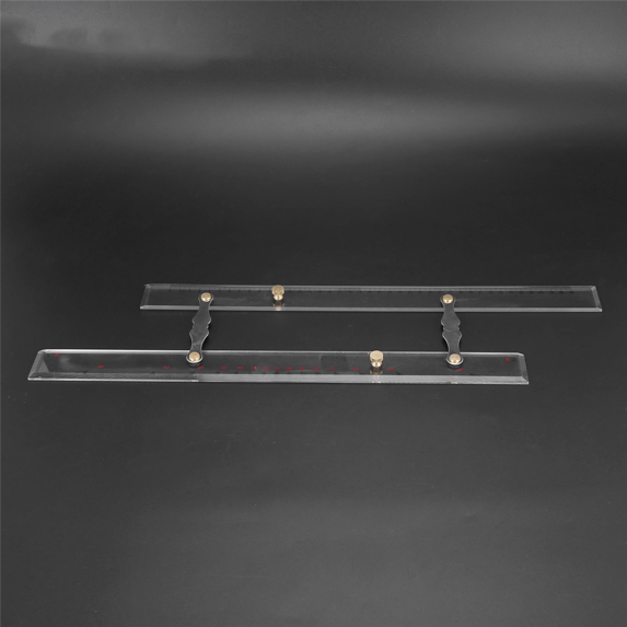 6X Marine Ruler Parallel Ruler Nautical Charts Parallel Ruler Mapping Points to Pull Parallel Ruler 450MM