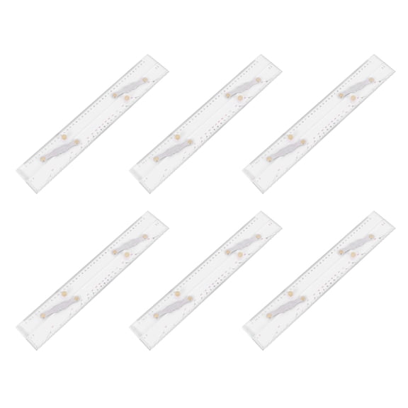 6X Marine Ruler Parallel Ruler Nautical Charts Parallel Ruler Mapping Points to Pull Parallel Ruler 450MM