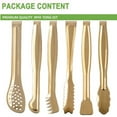 thumbnail image 1 of 6X Mini Serving Tongs Set 6'', Stainless Steel Small Sugar Cube Tongs Ice Tong, 1 of 8