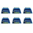 thumbnail image 1 of 6X Modbus RTU 4 Way Relay Module 7-24V Relay Module Switch RS485/TTL Input and Output with Anti Reverse Protection,6 x Relay Module,Blue, 1 of 6