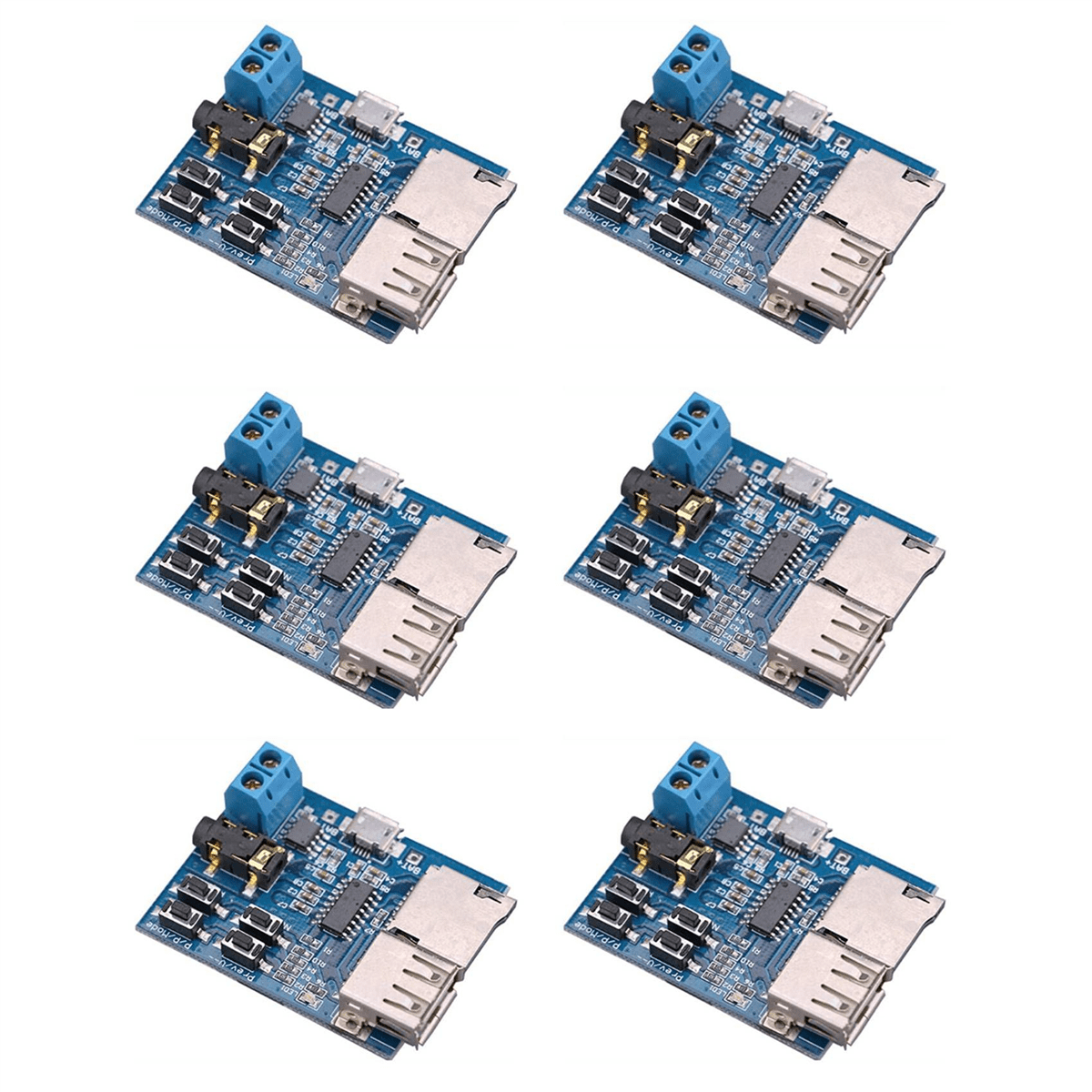 6X Mp3 Lossless Decoding Board Mp3 Decoder Module TF Card U Disk