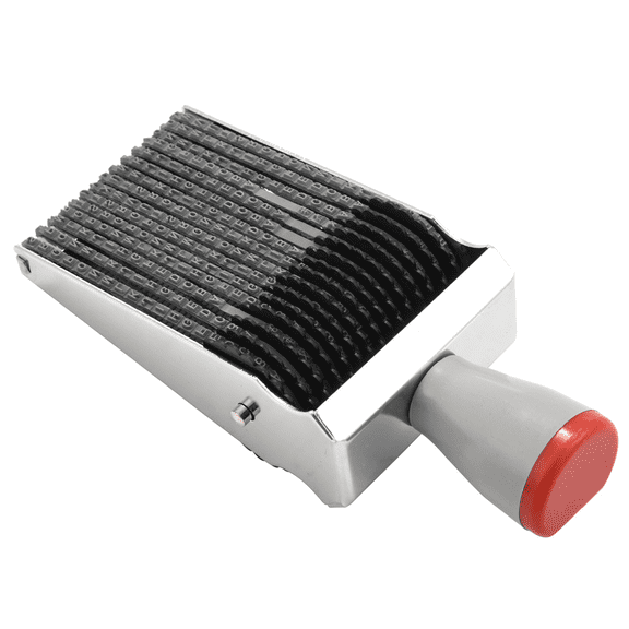 6X Multipurpose 15 Digit Alphabet Rolling Rubber Stamp English Letter Number Emboss DIY Scrapbooking Roller