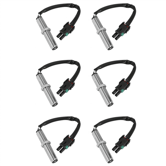 6X New 3034572 Magnetic Pickup Mpu Generator Speed Sensor Rotational Speed Sensor Rpm for Generator Set,6 x Speed Sensor,Black & silver