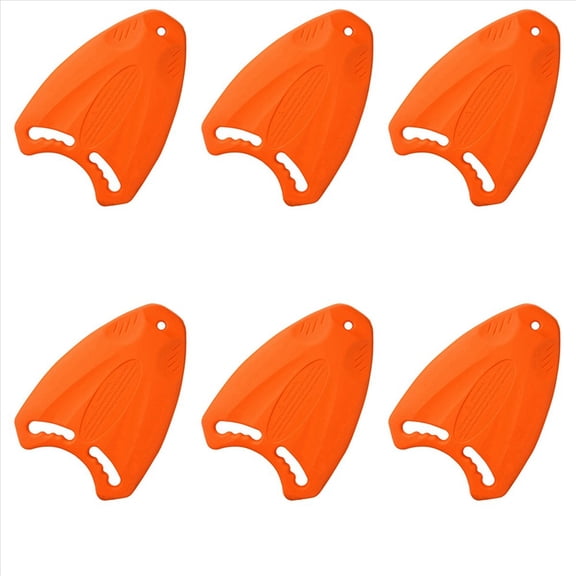 6X Orange Swim Board EVA Back Float Kickboard Safe Training Aid Plate Surf Water,6 x Float Kickboard,orange