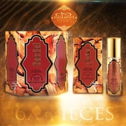 6X PIECES OF Sandal Roll On Oil Perfume - By Nabeel  6ml x 6