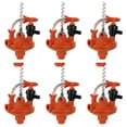 thumbnail image 1 of 6X Poultry Farming System Water Line Water Pressure Regulator Automatic Pressure Regulating Valve 1Pcs Red, 1 of 3