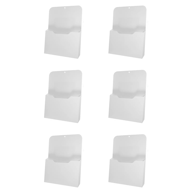 6X Practical Magnetic Wall File Holders Marker Holder Whiteboard Versatile Storage Box Desktop Container Easy to Store