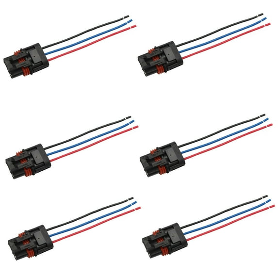 6X Pulse Power Plug Connector Fit for 2018-21 Polaris Ranger Crew XP1000 RZR RS1