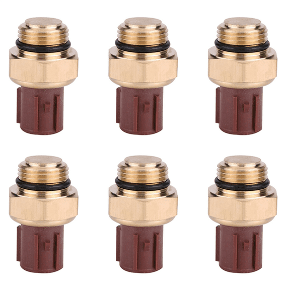 6X Radiator Coolant Fan Water Temperature Sensor Switch Replacement Car Accessories for 37760-P00-003