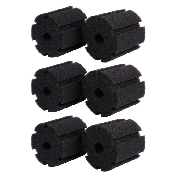 6X Replacement Sponge Filter for XY-380 Black