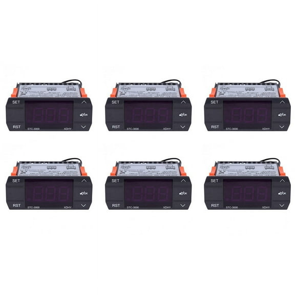 6X -3000 110V-220V 30A Digital Temperature Controller Thermostat with Sensor Controlling Tool