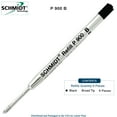 thumbnail image 1 of 6X Schmidt P900 B Parker Style Ballpoint Refill Black Ink Broad Tip, 1 of 3