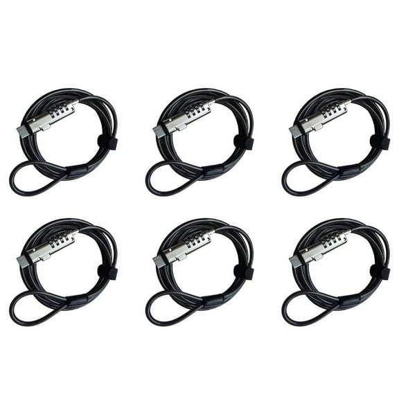 6X Security USB Password Anti-Theft Lock, Used for Anti Theft Function on Laptop, Tablet, Projector, TV