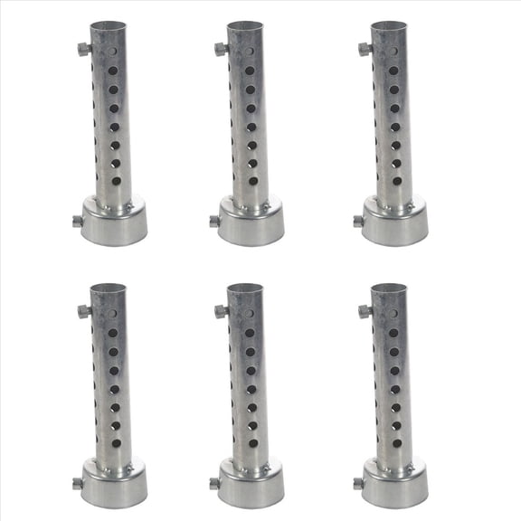 6X Silver Motorcycle Exhaust Can Muffler Insert Baffle DB 45mm X 140mm,6 x Motorcycle Exhaust Can Muffler Insert Baffle DB Killer Silencer,Silver