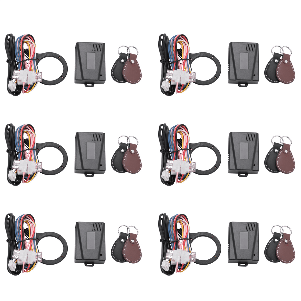 6X Smart Car Engine Push Start Stop Button Rfid Lock Ignition Keyless