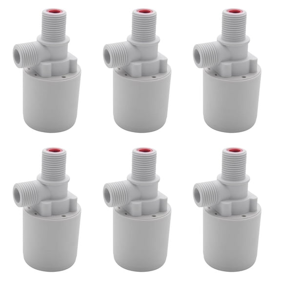 6X Solar Water Tank Water Tower Pool Automatic Water Level Controller Plastic Float Ball Valve Stop Water Level Switch