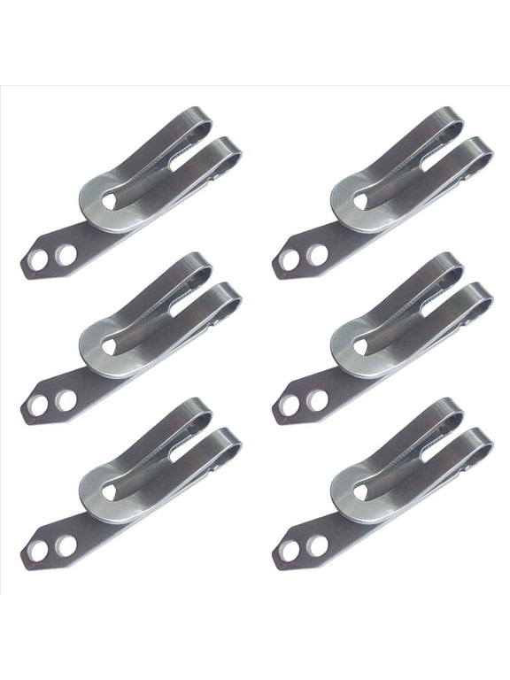 6X Stainless Steel EDC Multifunction Tool Belt Key Chain Clip Bottle Opener,6x Stainless steel EDC multi-function Tool Clip