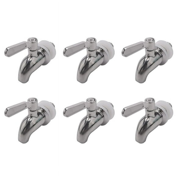 6X Stainless Steel Faucet Tap Draft Beer Faucet for Home Brew Fermenter Wine Draft Beer Juice Dispenser