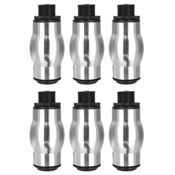 6X Stainless Steel Foamy Fountain Nozzle Water Sport Pond Head Sprinkler DN25,6 x Frothy Fountain Nozzle,Silver