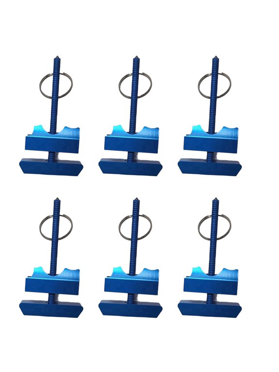 Stall Smart Tool, Portable Door Lock for Hotel Rooms, (Blue)