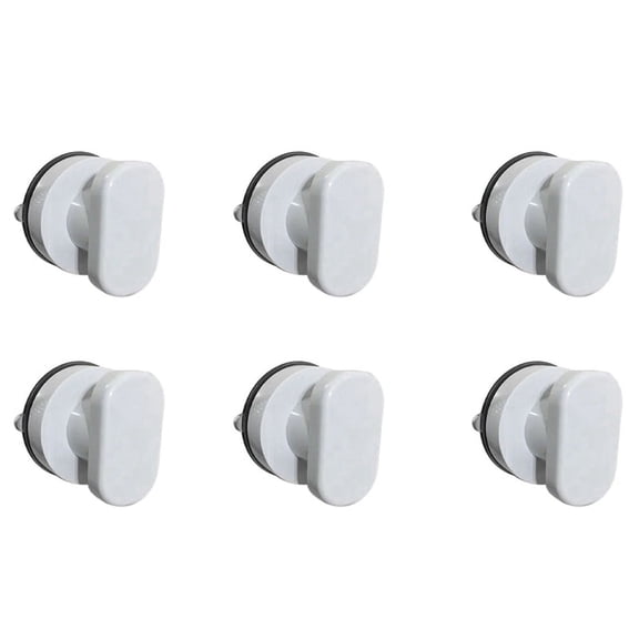 6X Sucker Handle Door Fridge Drawer Bathroom Suction Cup Wall Mounted Handrail Grip Tub Shower Handle