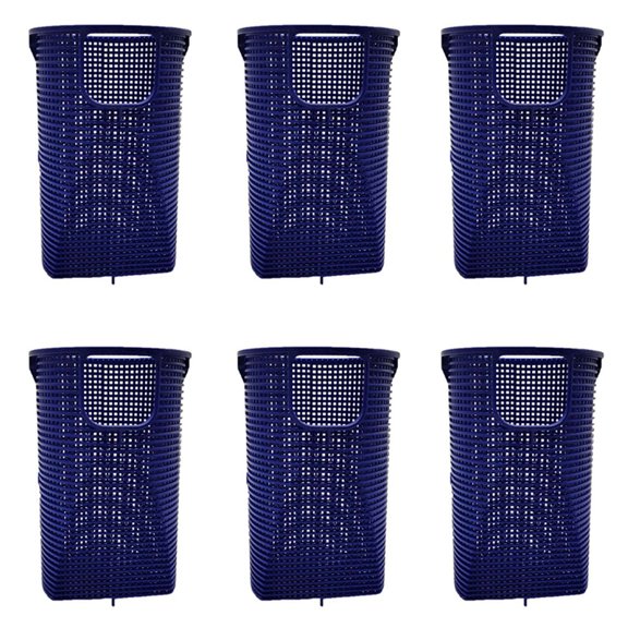 6X Swimming Pool Pump Basket Strainer Skimmer Baskets Pool Filter Basket Replacement Tank Skimmers Pool Accessories