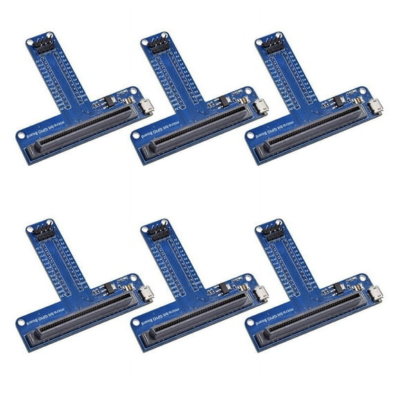 6X T-Type Expansion Adapter for Microbit Breadboard Python Graphical Programming Interface for Microbit