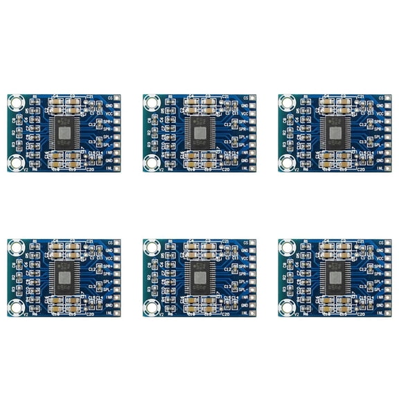 6X TPA3116D2 Digital Power Audio Stereo Amplifier Board, Dual Channel 50W Class D DC 12-24V Ampli AMP Amplify Module
