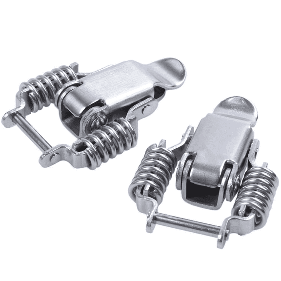 6X Toolbox Draw Compression Spring Toggle Latch Catch Clamp Silver