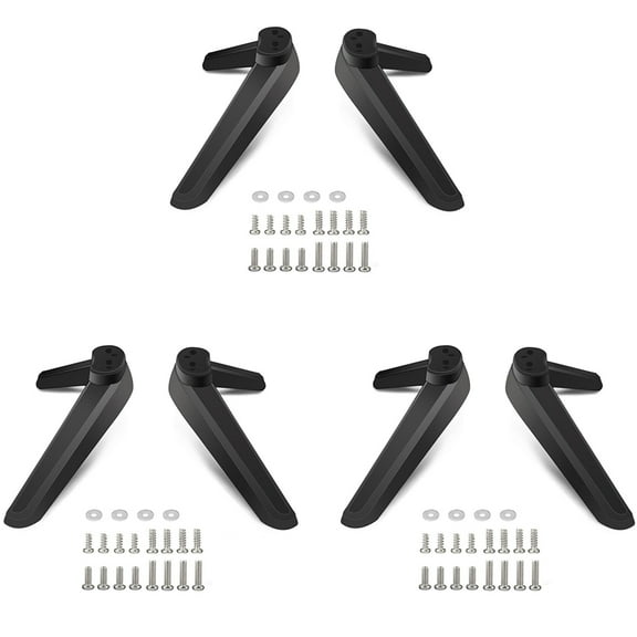 6X Universal TV Stand, Table Top TV Stand Base Replacement, TV Base Pedestal Feet TV Stand Mount Legs 17mm-20mm