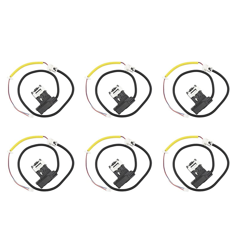 6X W11307244 W10682535 Washer Lid Lock Switch Replacement(3 Wires) for ,Washing Machine Lid DoorLatch Assembly
