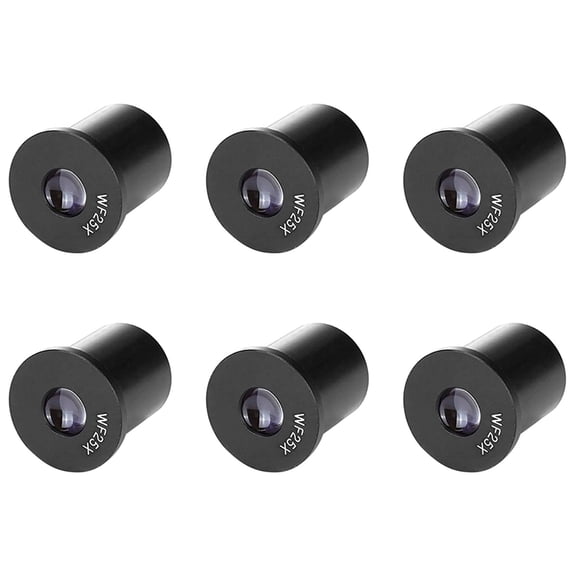6X WF25X Biological Microscope Eyepiece Installation Size 23.2MM Field of View 9MM Eyepiece
