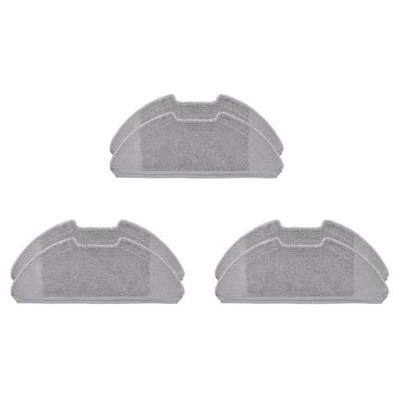 6X Washable Mop Cloth Rags Pad for Mi Robot Vacuum-Mop 2 Lite/Pro/MJSTL/MJST1SHW Robot Vacuum Accessories