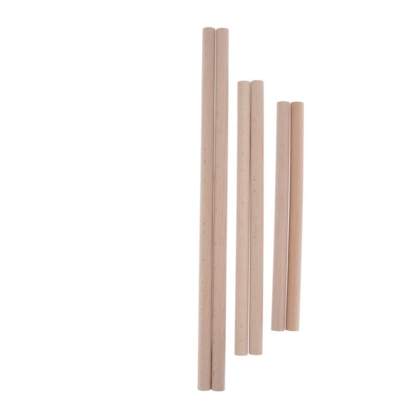 6X craft Sticks - Natural for Craft Projects - Sturdy Used for , Classrooms, Home, Garden And