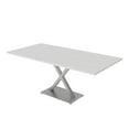 thumbnail image 1 of 6X3 Rectangular Conference Room Table With X Base Power And Data Unit, 1 of 5