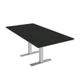 thumbnail image 1 of 6X3 Rectangular Conference Table With Metal T Bases And Power Module, 1 of 5