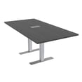 thumbnail image 1 of 6X3 Rectangular Conference Table With Metal T Bases And Power Module, 1 of 7