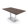 thumbnail image 1 of 6X3 Rectangular Conference Table With Square Metal Base Power Module, 1 of 6