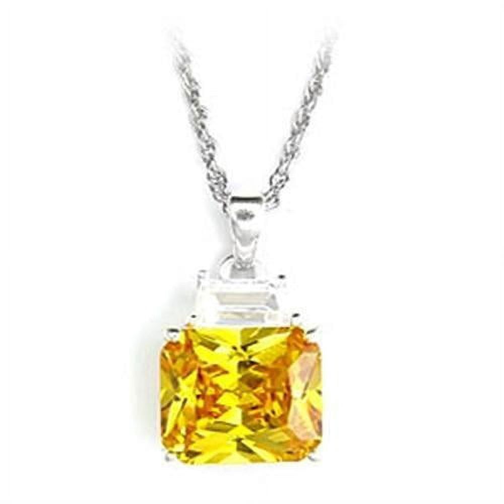6x310 high polished 925 sterling silver pendant with aaa grade cz in