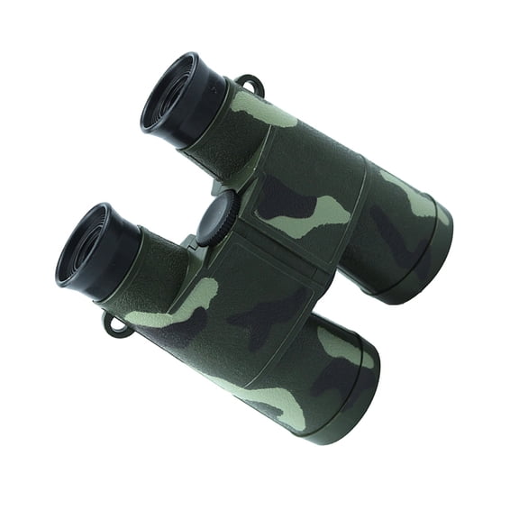 6X35mm Portable Camouflage Binocular with Lanyard Variable Focus Telescope for Children Gift Kids Preschooler Outdoor Explorer