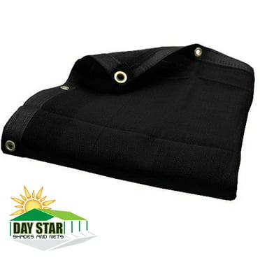 6X8 (Black) HD Mesh Tarp Net Sun Shade Fence Screen Patio Canopy Top