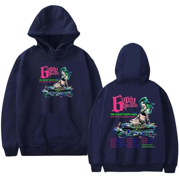 6arelyhuman The Sassy Scene Tour 2025 Merch Hoodie Pockets Drawstring Unisex Hooded Sweatshirt Fashion Clothing