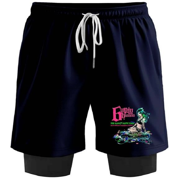 6arelyhuman The Sassy Scene Tour 2025 Sweatshorts Women Men Casual Short Basketball Pants Outdoor Sportwear