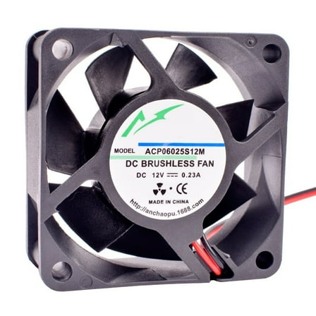 6cm 60mm fan 6025 60x60x25mm DC12V 0.23A power cooling fan