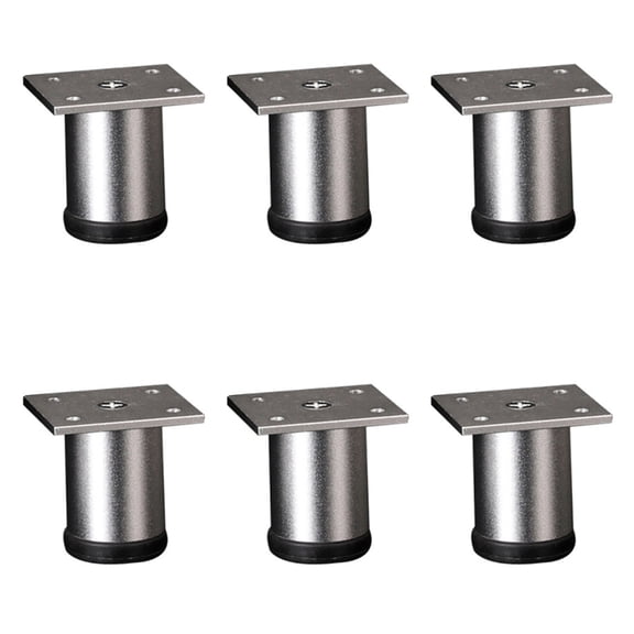 6cm Aluminum Adjustable Furniture Legs in Multiple Finishes Strong and Reliable